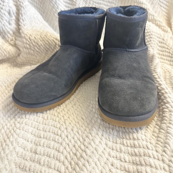 UGG Mini Navy Blue Ankle boots size 8 - Picture 1 of 5